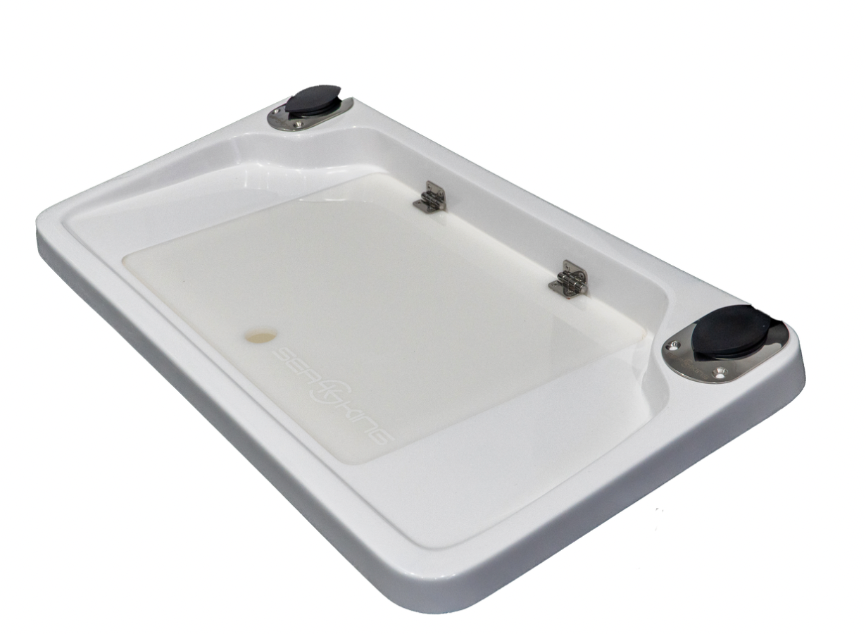 SeaKing Bait Board B03 (830mm x 430mm) & 2 Game Rated Rod Holders