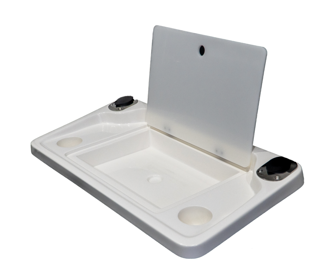 SeaKing Bait Board B04 (830mm x 430mm) & 2 Game Rated Rod Holders