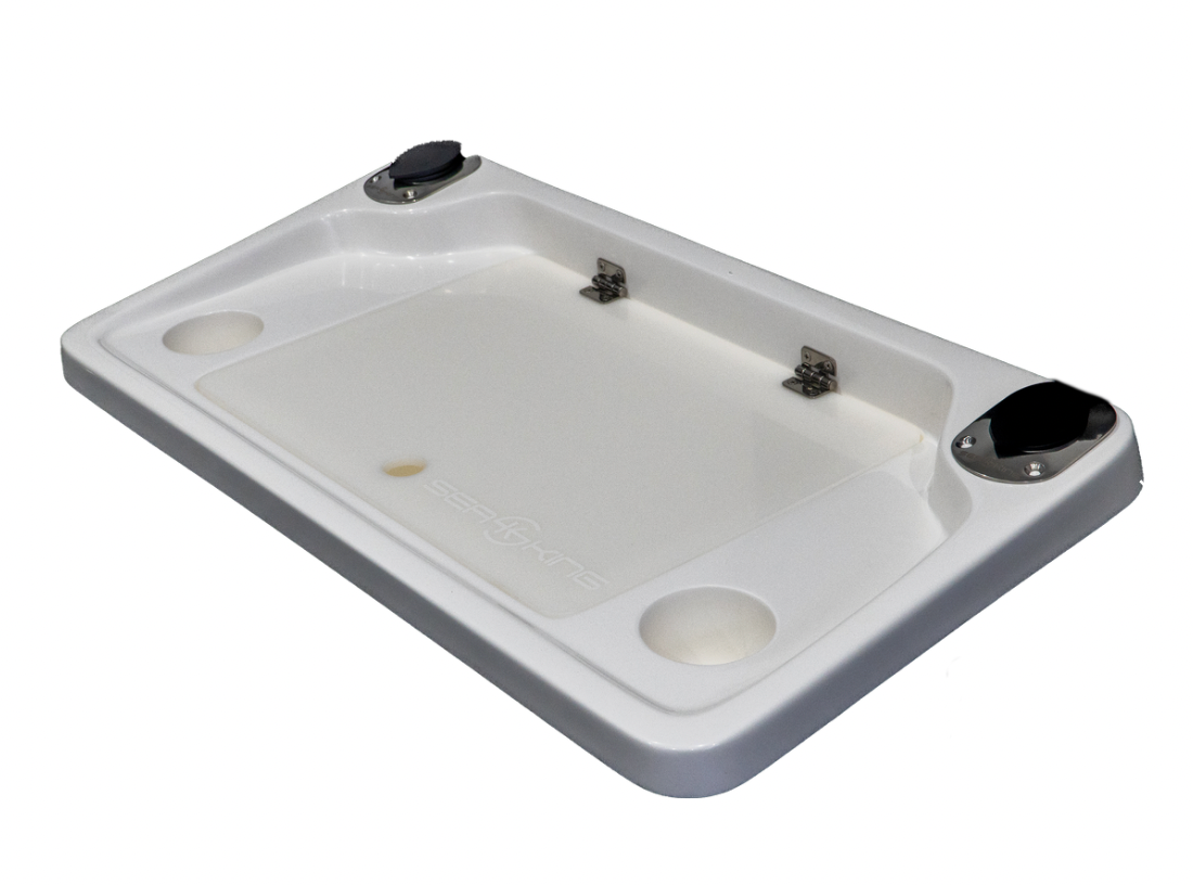 SeaKing Bait Board B04 (830mm x 430mm) & 2 Game Rated Rod Holders