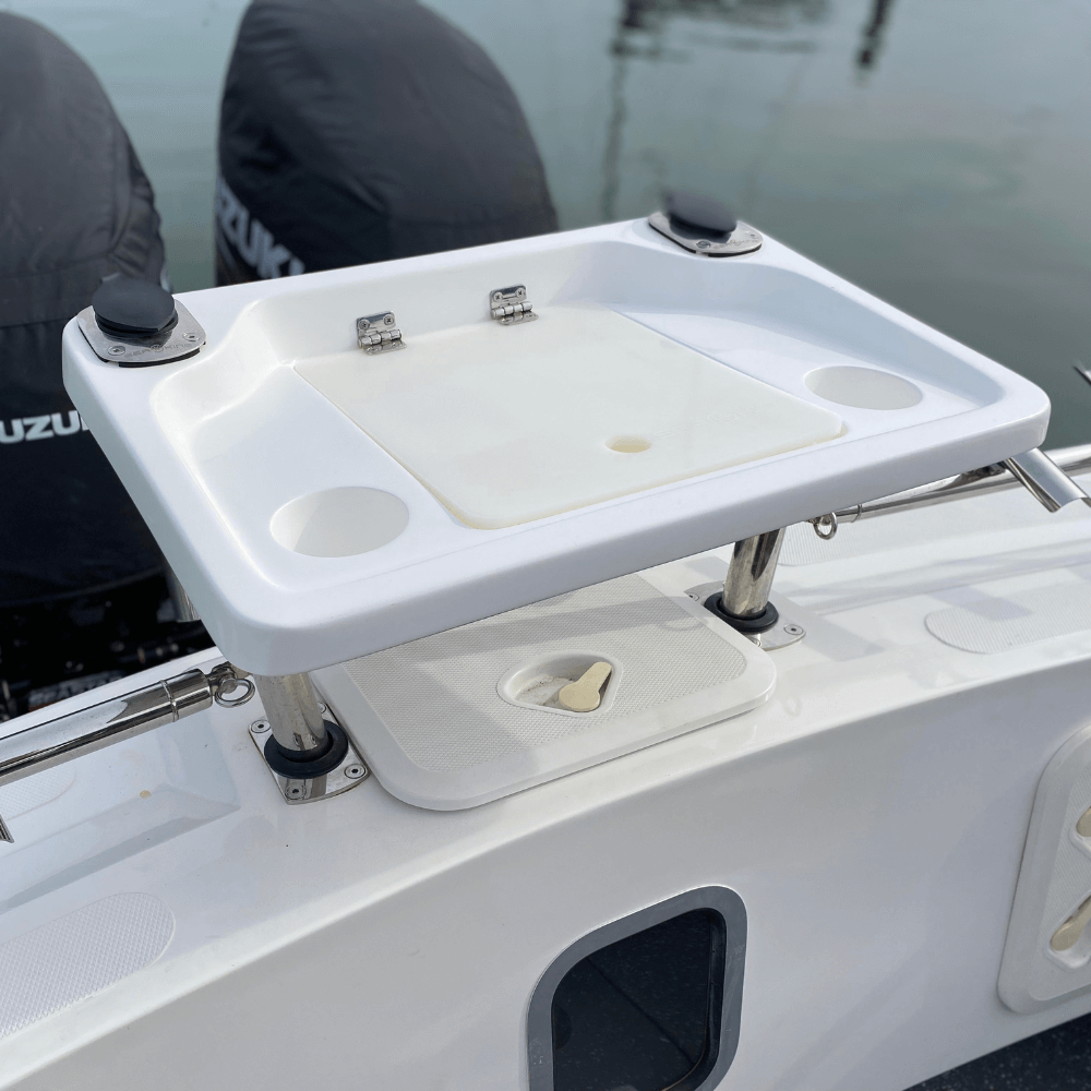 SeaKing Bait Board B02 (650mm x 430mm) & 2 Game Rated Rod Holders