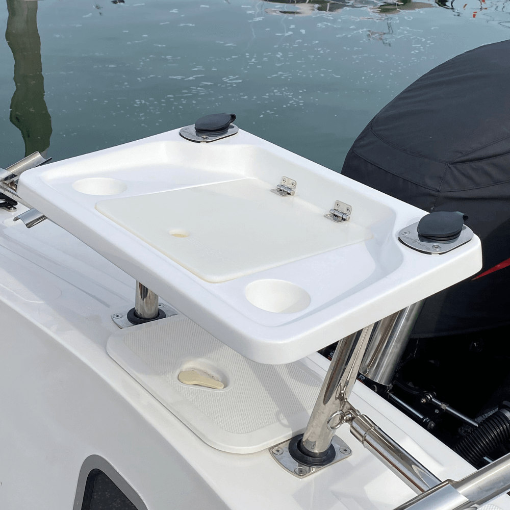 SeaKing Bait Board B04 (830mm x 430mm) & 2 Game Rated Rod Holders