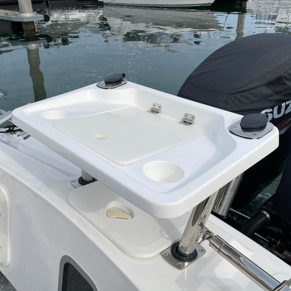 SeaKing Bait Board B04 (830mm x 430mm) & 2 Game Rated Rod Holders
